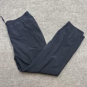 Eddie Bauer Pants Women's sz 14 Blue Fleece Lined Outdoor Hiking Jogger Pockets